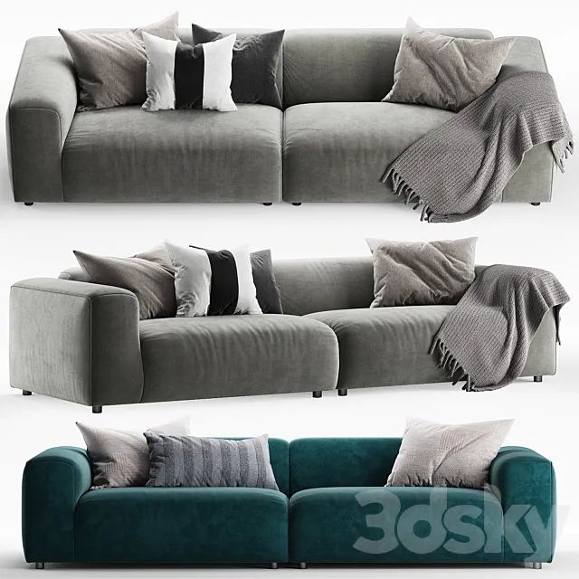 Rolf Benz freistil 187 sofa 3DModel