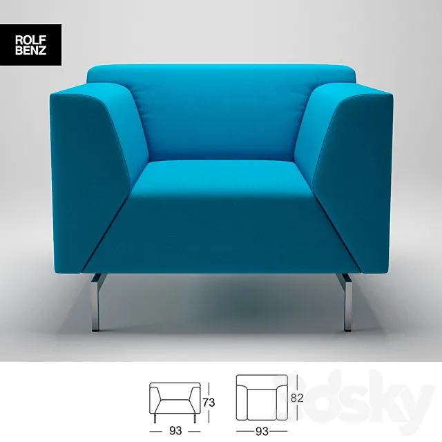 Rolf Benz Linea 3D Model