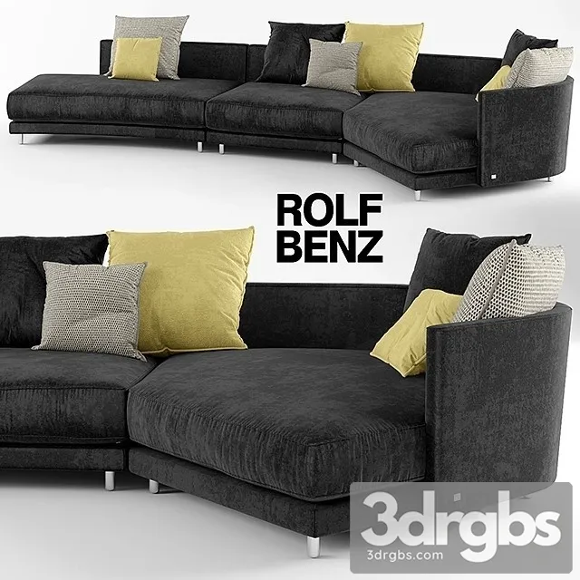 Rolf Benz Onda Sofa 3D Model Free