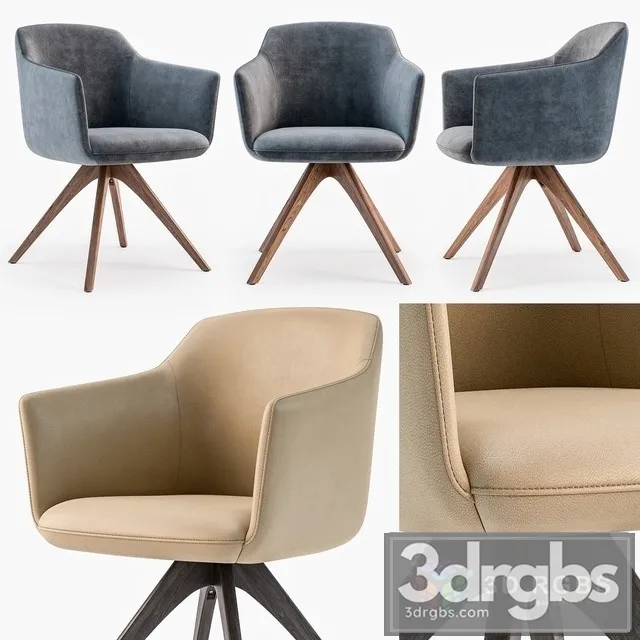 Rolf Benz Stuhl 640 Chair 3D Model Free