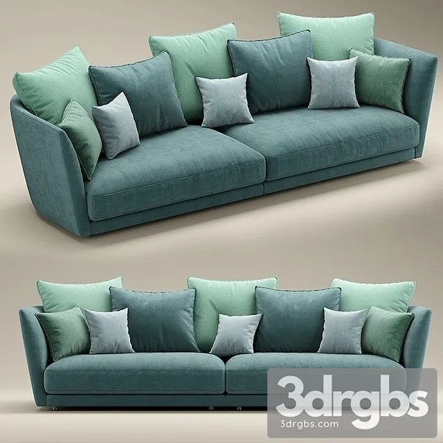 Rolf Benz Tondo Sofa 3D Model Free