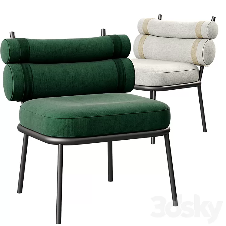 Roll Kettal Club Armchair 3D Model