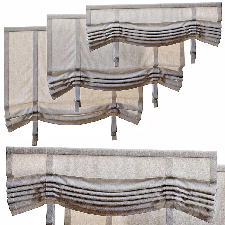 ROLL UP BLINDS 1500 3D Model