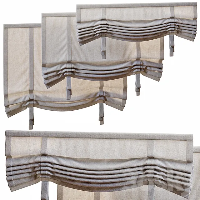 ROLL UP BLINDS 1500 3D Model