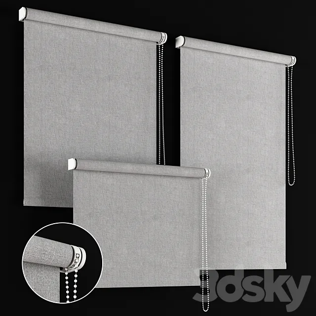Roller blind 1 3D Model