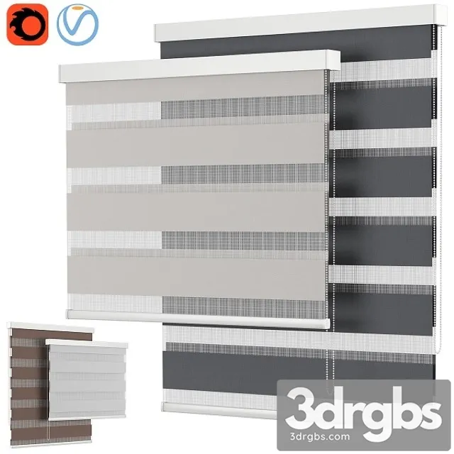Roller Blind 105 3D Model Free