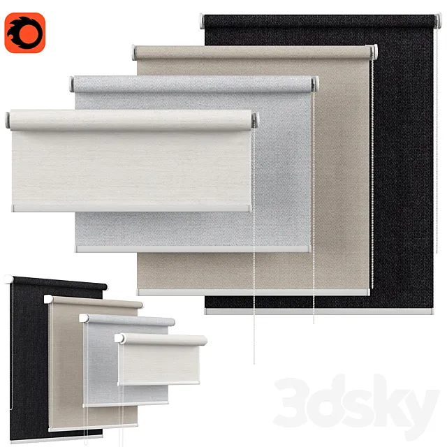 Roller Blind 21 | Backhausen | REBBIO 3D Model