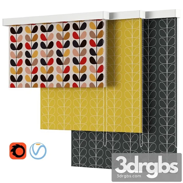 Roller Blind 44 John Lewis Partners Orla Kiely 3D Model Free
