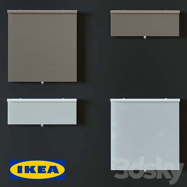 Roller blind IKEA HOPPWALS 3DModel