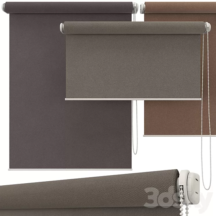 Roller blinds 3D Model