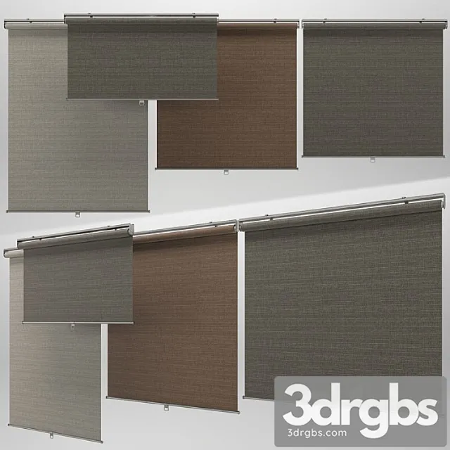 Roller blinds ikea 3D Model Free