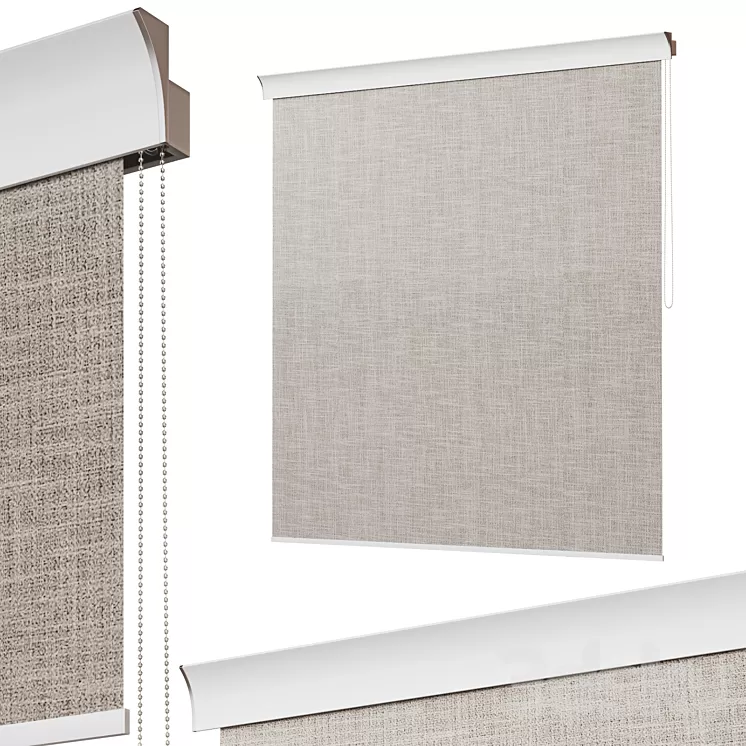 Roller blinds. Set 18 3D Model Free