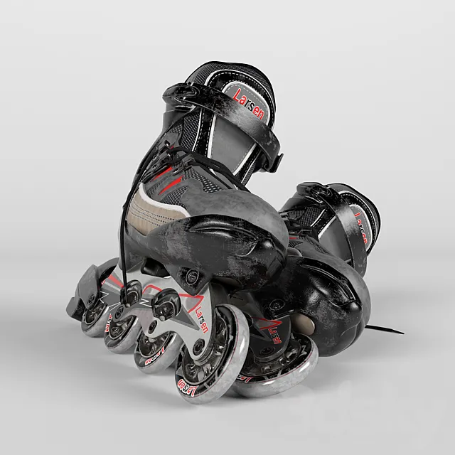 Rollerblading Larsen 3DModel