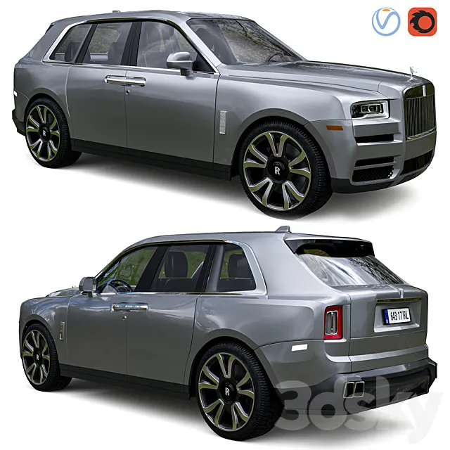 Rolls royce cullinan 3D Model