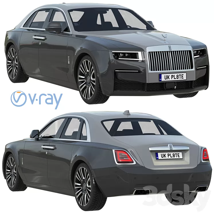 Rolls-Royce Ghost 3D Model Free