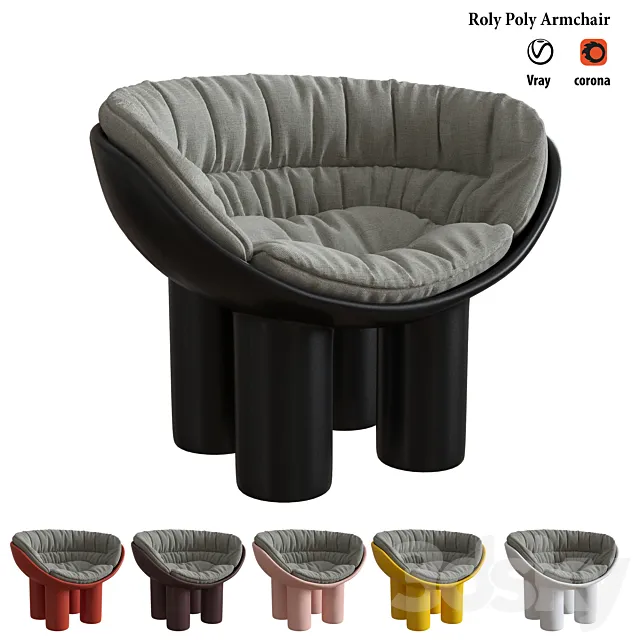 Roly Poly armchair 3DModel