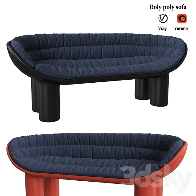 Roly Poly Sofa 3DModel