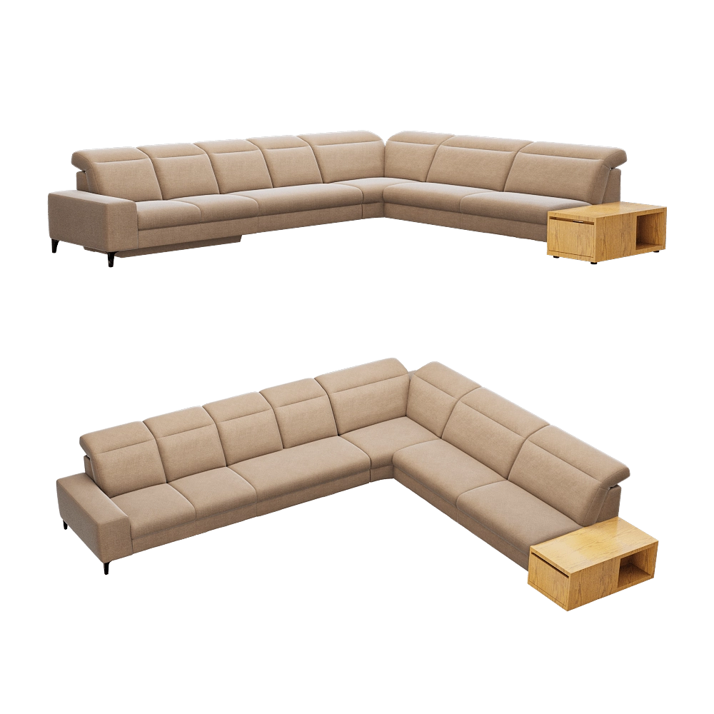 Rom - Sofa Dalmas 1 3D Model