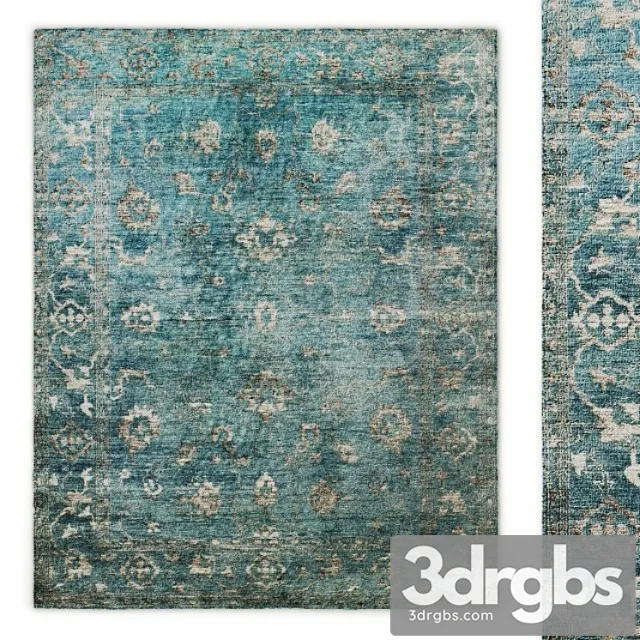 Roma hand-knotted rug rh 3D Model Free