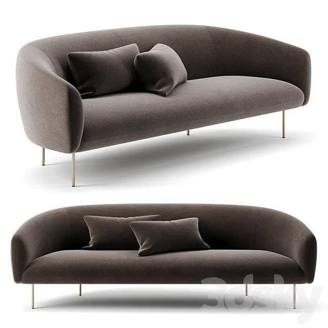 Roma sofa by Tacchini 3DModel