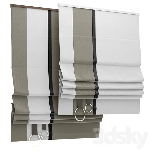 Roman blind 101 3D Model