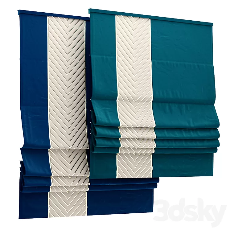 Roman blind 104 3D Model