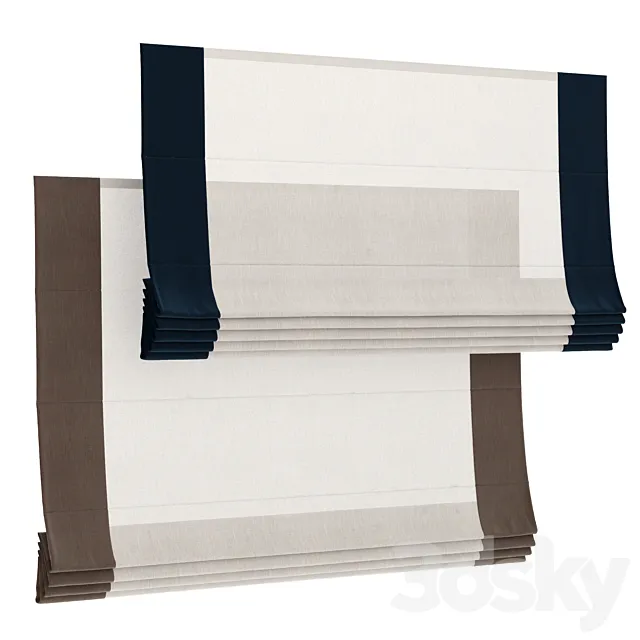 Roman blind 120 3D Model