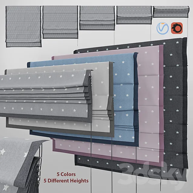Roman Blind 2 3D Model