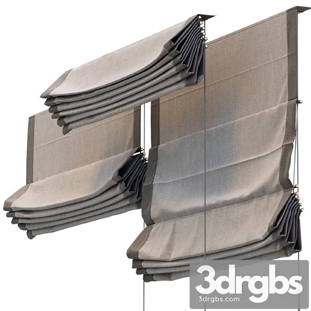 Roman blind 3D Model Free