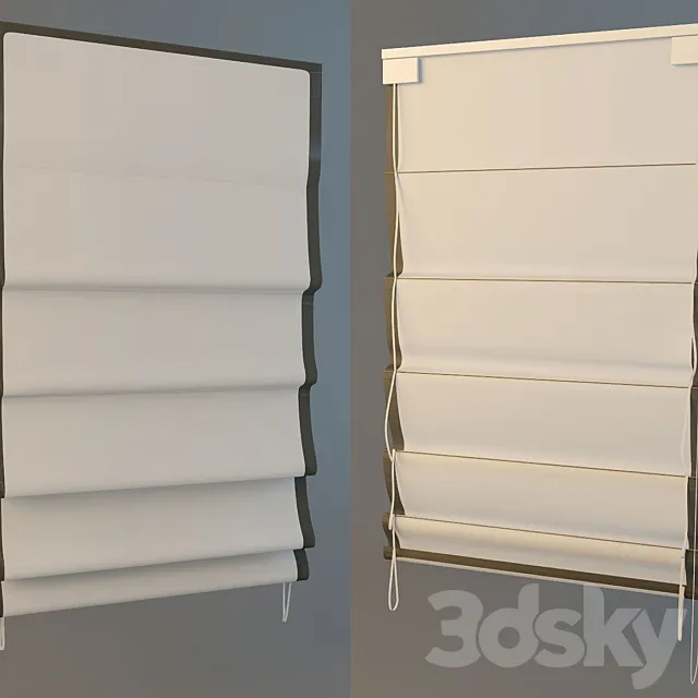 Roman blind 3D Model