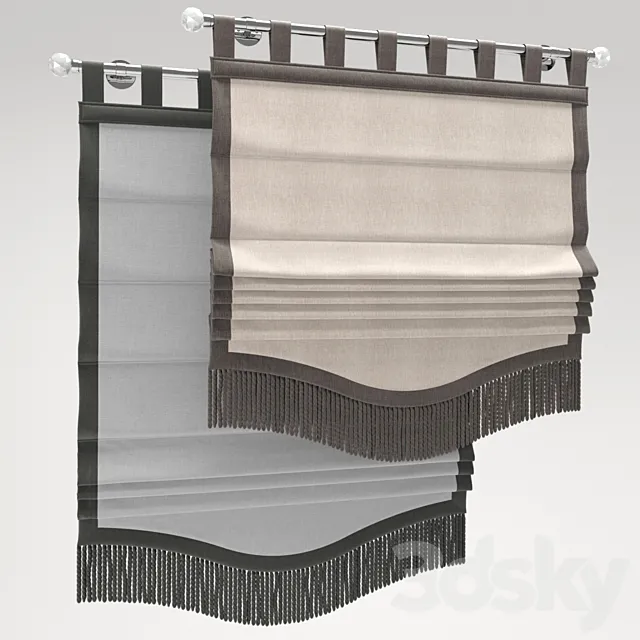 Roman blind 44 3D Model