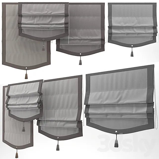 Roman blind 5 3D Model