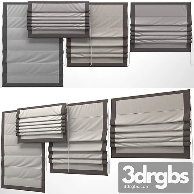 Roman blind 6 3D Model Free