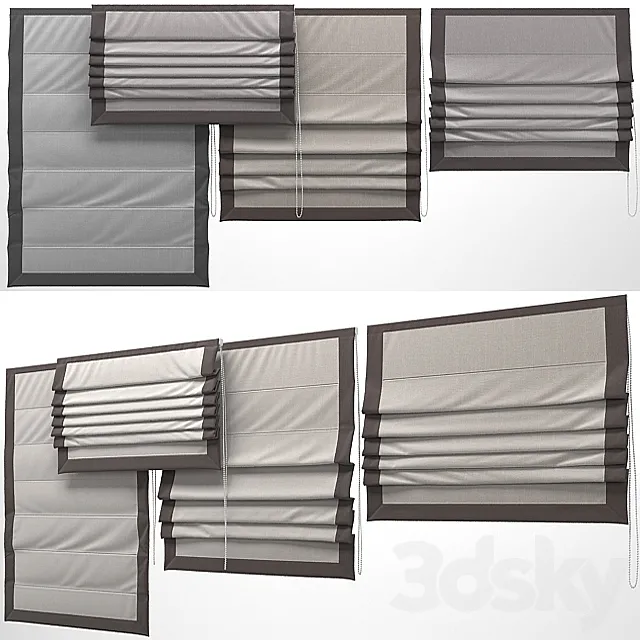 Roman blind 6 3DModel