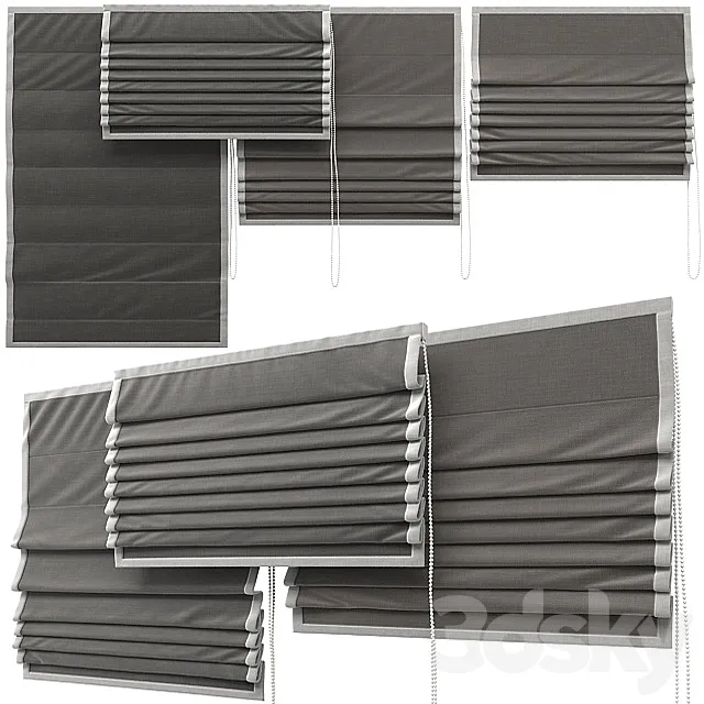 Roman blind 7 3DModel