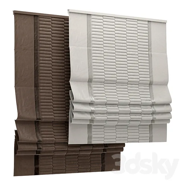 Roman blind 89 3D Model
