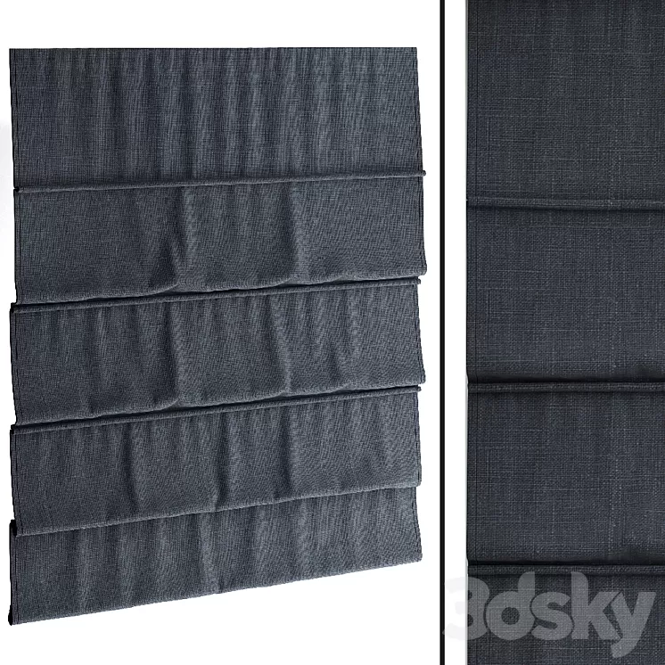 Roman blinds 12 3D Model