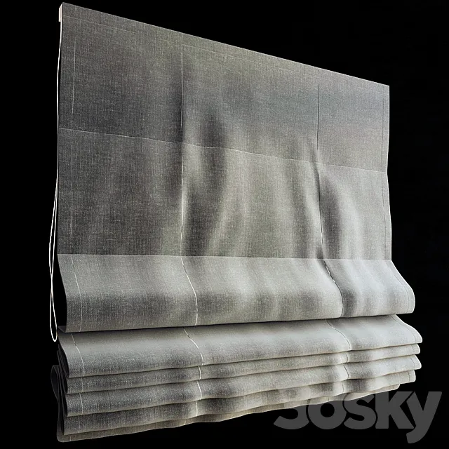 Roman blinds 2 3D Model