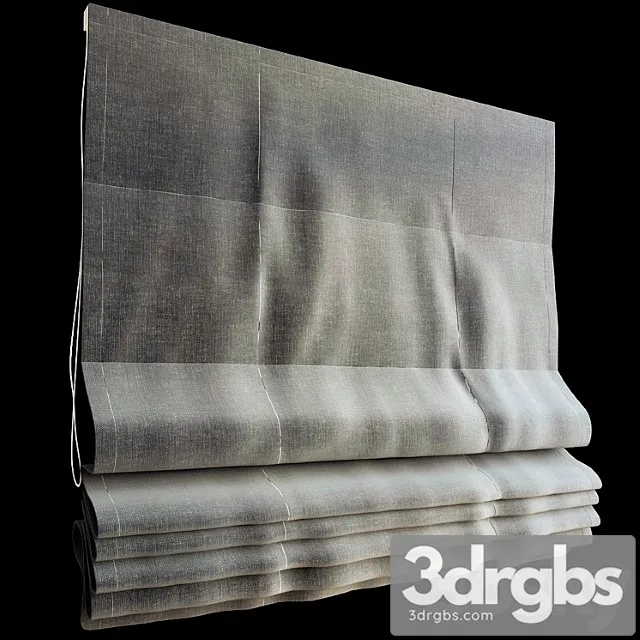 Roman Blinds 2 3D Model Free