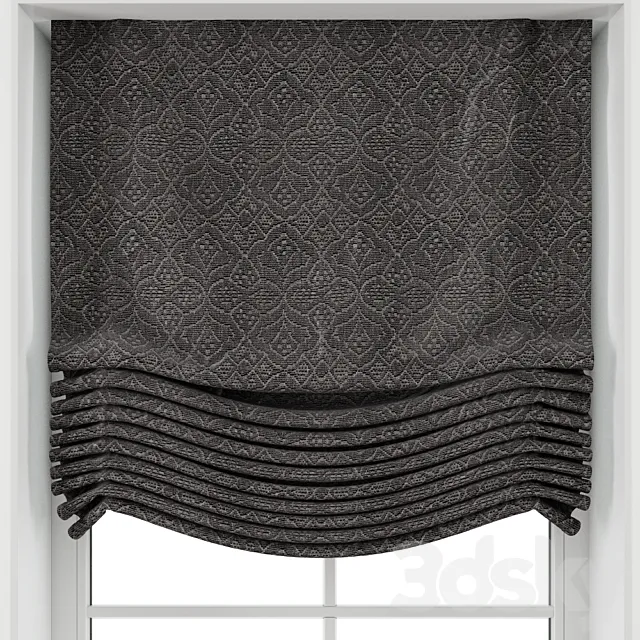 Roman blinds 2 3DModel