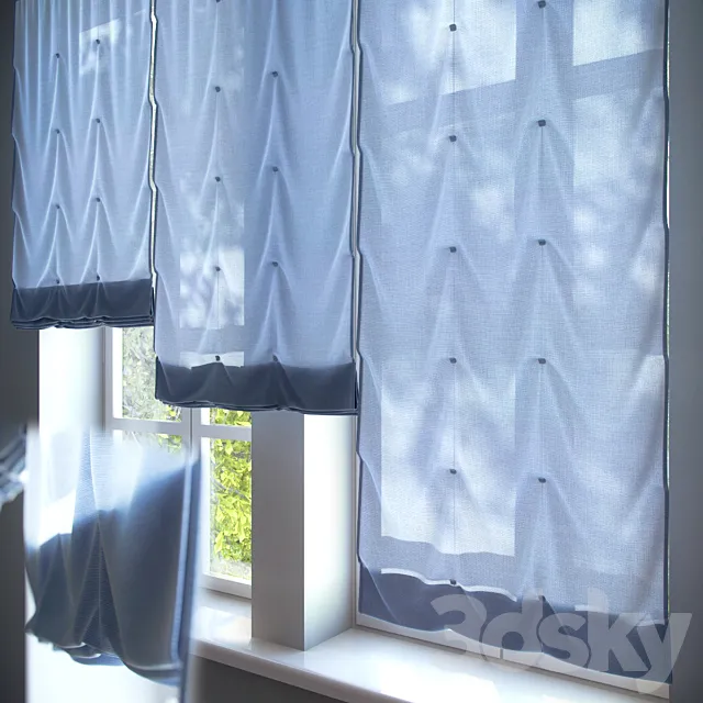 Roman blinds # 3 3D Model