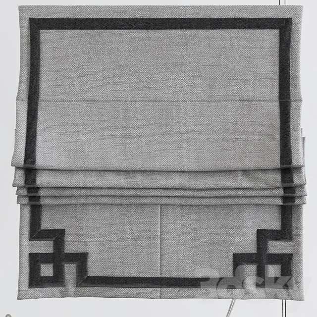 Roman blinds 3D Model