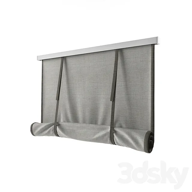 Roman blinds 3DModel