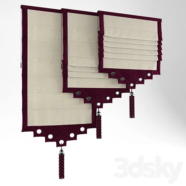 Roman blinds ?5 3DModel