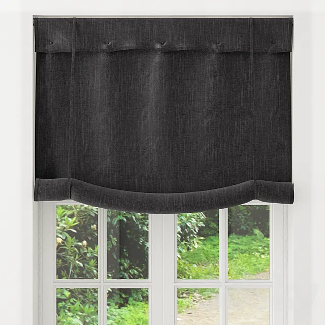 Roman Blinds 6 3D Model