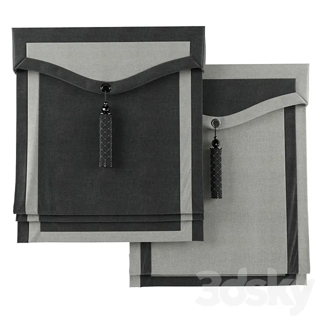 Roman blinds №6 3D Model