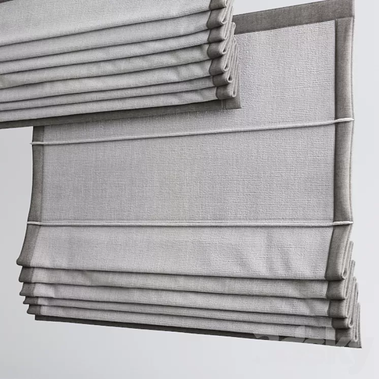 Roman blinds Roman blinds 2 3D Model