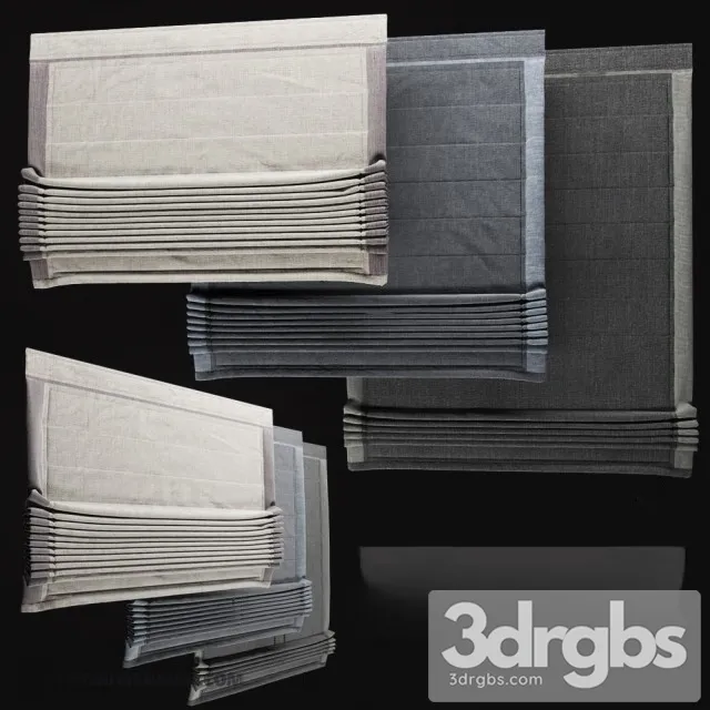 Roman Curtain 09 3D Model Free