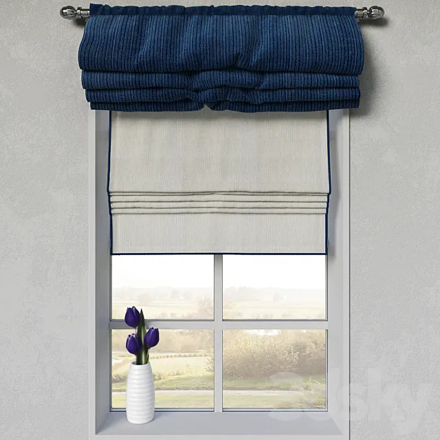 Roman curtain 3DModel