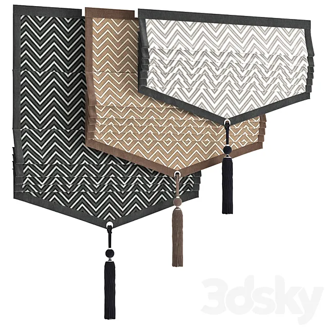 Roman curtain 71 part 2 3D Model